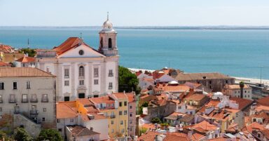 Alfama Lisbon Skyline