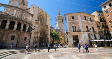 Plaza de la Almoina in Valencia's Old Town